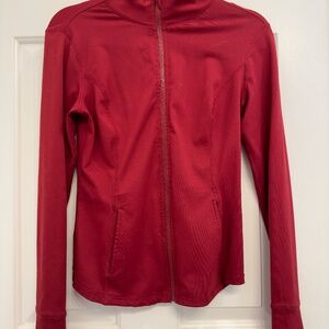 red, size small, athletic jacket